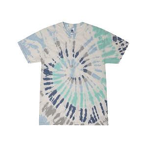 Unisex Multi-Color Tie-Dyed T-Shirt - 1000