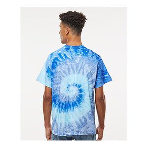 Unisex Multi-Color Tie-Dyed T-Shirt - 1000