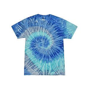 Unisex Multi-Color Tie-Dyed T-Shirt - 1000