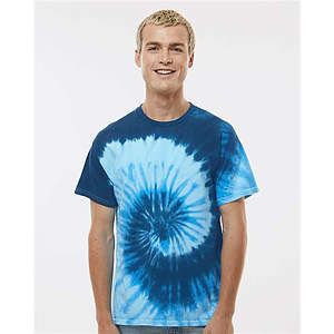 Unisex Multi-Color Tie-Dyed T-Shirt - 1000