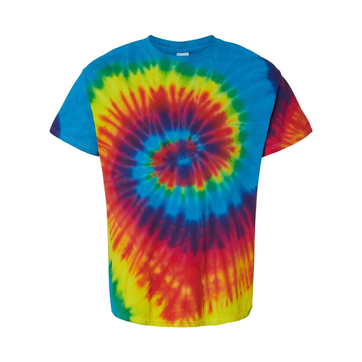 Youth Multi-Color Tie-Dyed T-Shirt - 1000Y