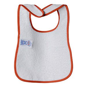 Infant Contrast Trim Terry Bib - 1003