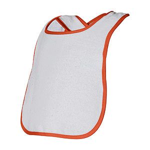 Infant Contrast Trim Terry Bib - 1003