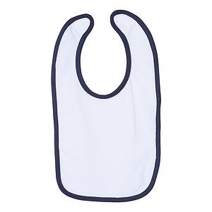 Infant Contrast Trim Premium Jersey Bib - 1004