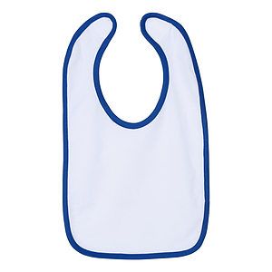 Infant Contrast Trim Premium Jersey Bib - 1004
