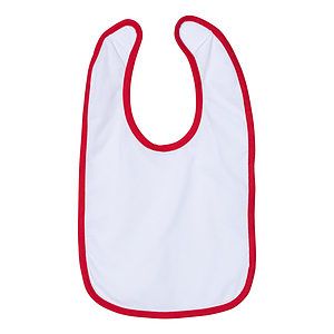 Infant Contrast Trim Premium Jersey Bib - 1004