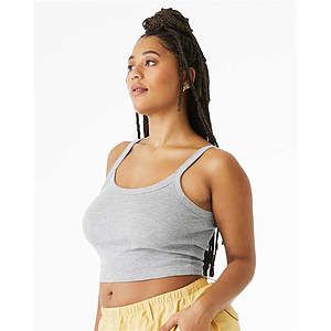 Women's Micro Rib Spaghetti Strap Tank - 1012