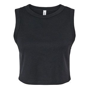 Women's Micro Rib Muscle Crop Tank - 1013