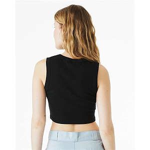 Women's Micro Rib Muscle Crop Tank - 1013