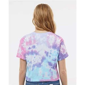 Women's Tie-Dyed Crop T-Shirt - 1050