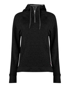 Women's FitFlex French Terry Quarter-Zip Hooded Pullover - 1051