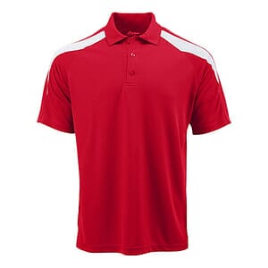 Contrast Insert Mesh Polo - 105