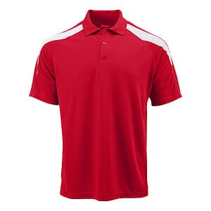 Contrast Insert Mesh Polo - 105