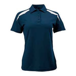 Women's Contrast Insert Mesh Polo - 106