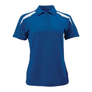 Women's Contrast Insert Mesh Polo - 106