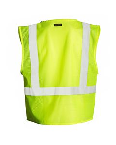 Unisex 4 Pocket Hook-and-Loop Mesh Vest - 1083-1084