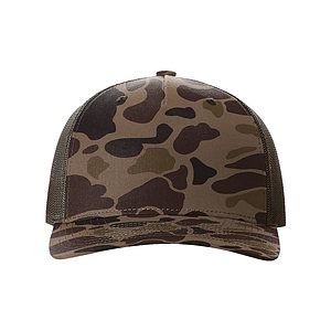 Printed Five-Panel Trucker Cap - 112PFP