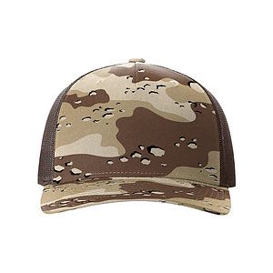 Printed Five-Panel Trucker Cap - 112PFP
