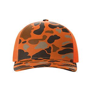 Printed Five-Panel Trucker Cap - 112PFP