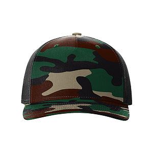 Printed Five-Panel Trucker Cap - 112PFP