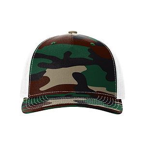 Printed Five-Panel Trucker Cap - 112PFP