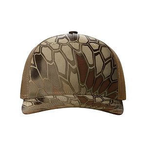 Printed Five-Panel Trucker Cap - 112PFP