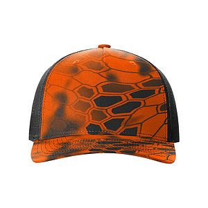 Printed Five-Panel Trucker Cap - 112PFP
