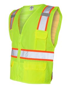 Unisex Ultra-Cool™ Solid Front Vest with Mesh Back - 1163-1164