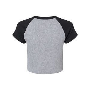 Women's Micro Rib Raglan Baby Tee - 1201