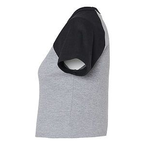 Women's Micro Rib Raglan Baby Tee - 1201