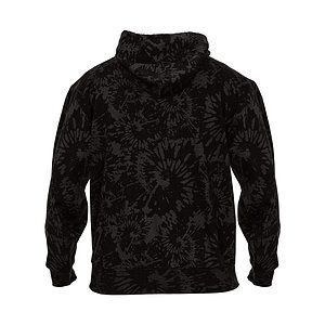 Unisex Tie-Dyed Triblend Hooded Sweatshirt - 1275
