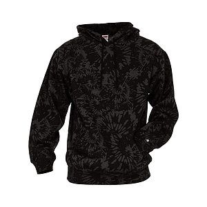 Unisex Tie-Dyed Triblend Hooded Sweatshirt - 1275