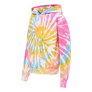 Youth Classic Fleece Tie-Dyed Hooded Sweatshirt - 128Y