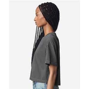 Women's Garment-Dyed Heavyweight Cropped Tee - 1302GD