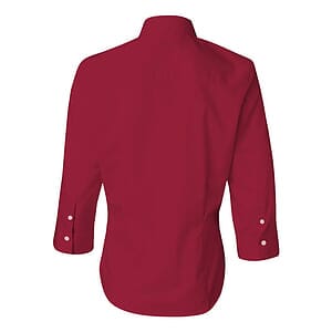 Women's Three-Quarter Sleeve Baby Twill Shirt - 13V0527