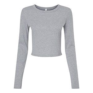 Women's Micro Rib Long Sleeve Baby Tee - 1501