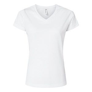 Women's Polyester Sublimation V-Neck Tee - 1507