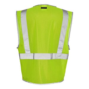Unisex Premium Brilliant Series® Three-Pocket Zippered Mesh Vest - 1507