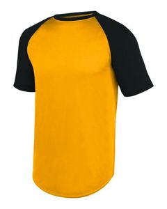 Youth Wicking Short Sleeve Baseball Jersey - 1509