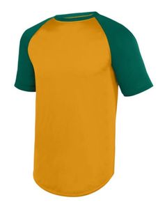 Youth Wicking Short Sleeve Baseball Jersey - 1509