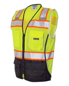 Unisex Premium Black Series® Black Bottom Class 2 Vest - 1515-1516