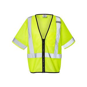 Unisex Economy Single Pocket Zipper Vest - 1567-1568