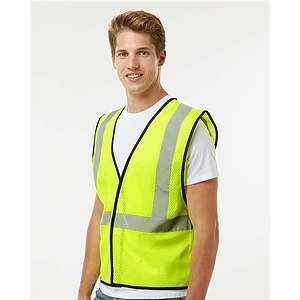 Unisex Hook-and-Loop Mesh Vest - 1571-1572