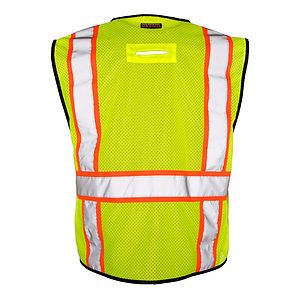 Unisex 6 Pocket Contrast Class 2 Vest - 1580-1581