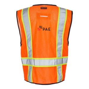 Unisex 6 Pocket Contrast Class 2 Vest - 1580-1581