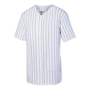 Unisex Pinstripe Full Button Baseball Jersey - 1685