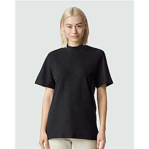 Unisex Pique Mockneck Tee - 1PQ