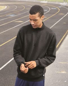 Unisex Dri Power® Quarter-Zip Cadet Collar Sweatshirt - 1Z4HBM