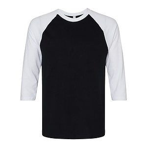 Unisex CVC Three-Quarter Sleeve Tee - 2003CVC