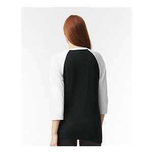 Unisex CVC Three-Quarter Sleeve Tee - 2003CVC